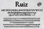 Ruiz Duo Font
