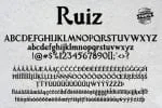 Ruiz Duo Font