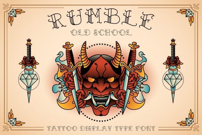 Rumble Old School Font