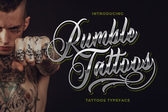 Rumble Tattoos Font