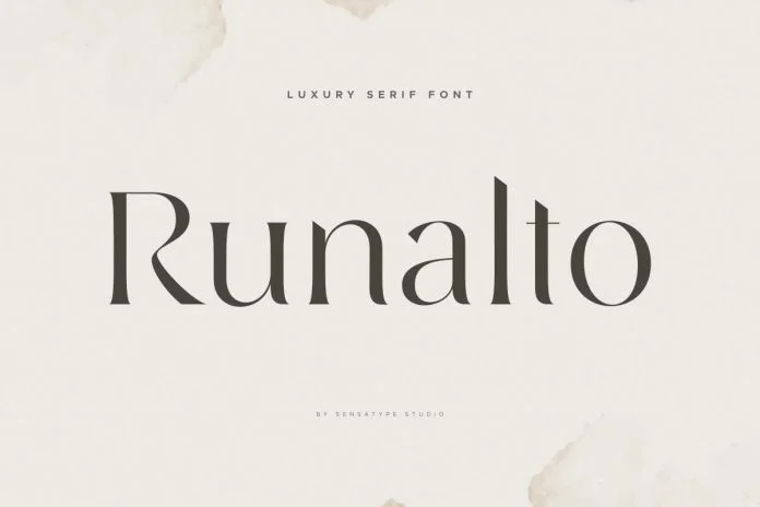 Runalto - Luxury Serif Font