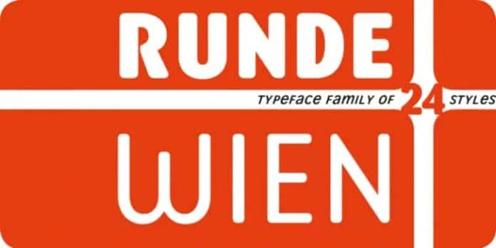 Runde Wien Font