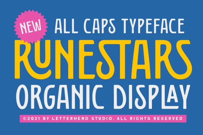 Runestars - Organic Display Font