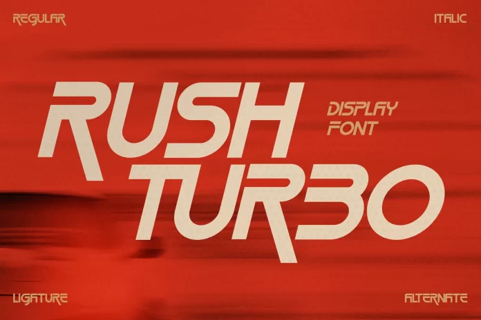 Rush Turbo Font