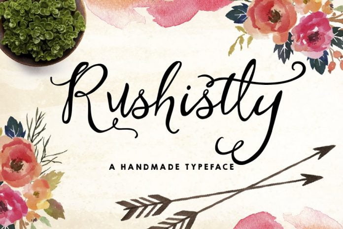 Rushistly Script Font
