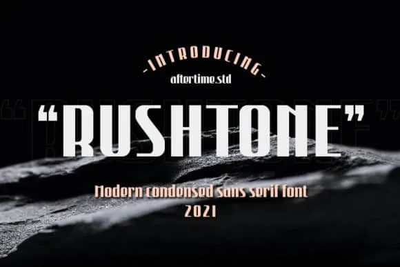 Rushtone Font