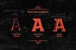 Rusted Bevel Typeface