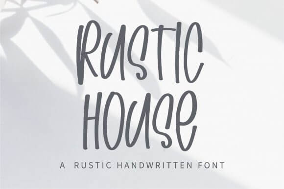 Rustic House Font
