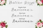 Rustine Script Font