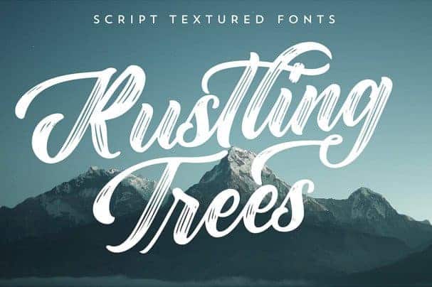 Rustling Trees Font