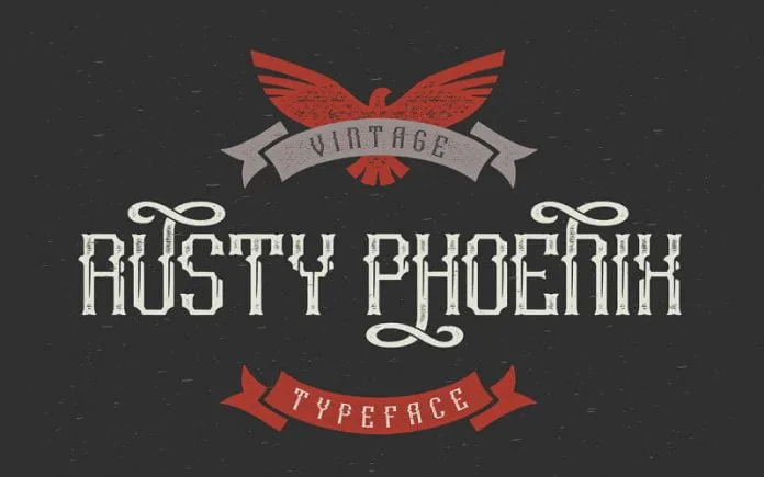 Rusty Phoenix Typeface Font Rusty Phoenix Typeface Font
