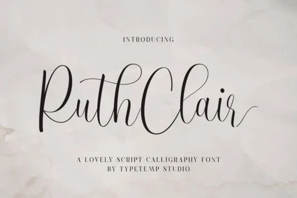 Ruth Clair Font