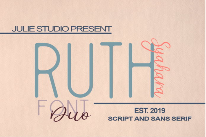 Ruth Syahara Duo Font