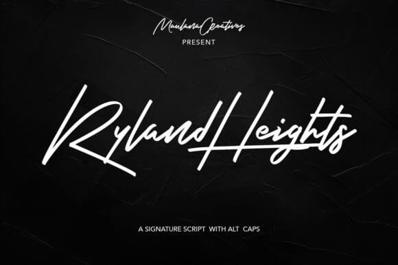 Ryland Heights Font