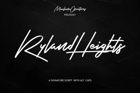 Ryland Heights Font