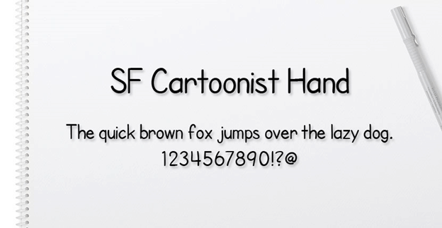 SF Cartoonist Hand Font