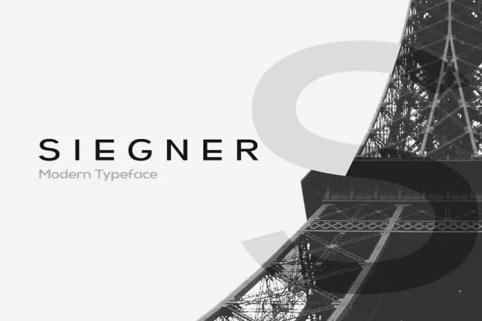 SIEGNER Modern Typeface WebFonts Font