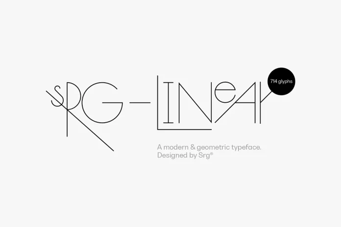 SRG Linear Font