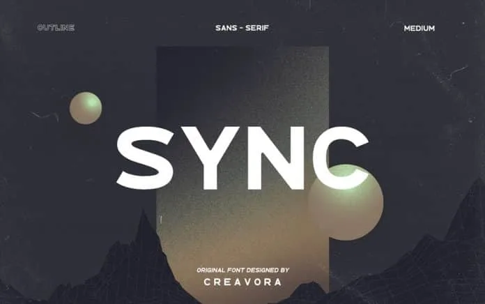 SYNC - Modern Sans Serif Font