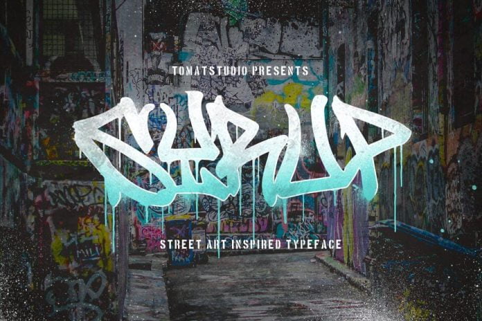 SYRUP - Graffiti inspired Typeface Font