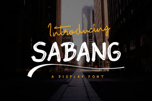 Sabang Font