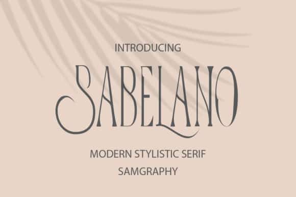Sabelano Font
