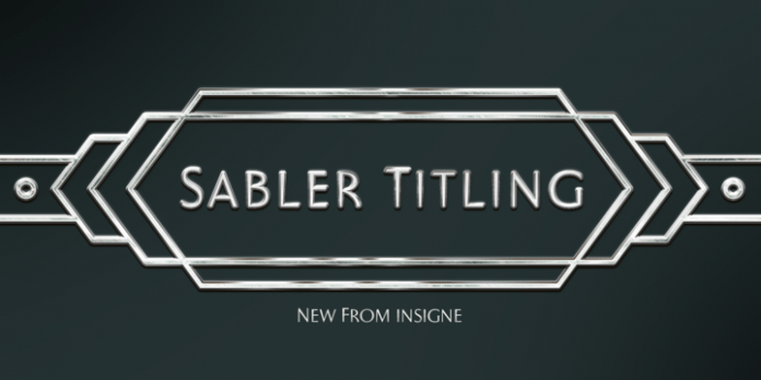 Sabler Titling Font Sabler Titling Font