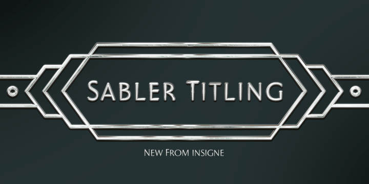 Sabler Titling Font