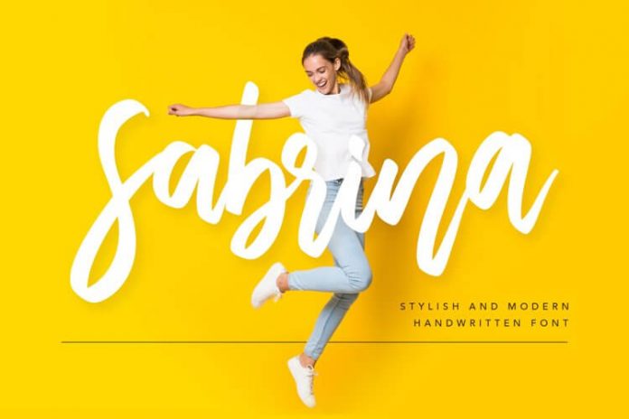 Sabrina Handwritten Font