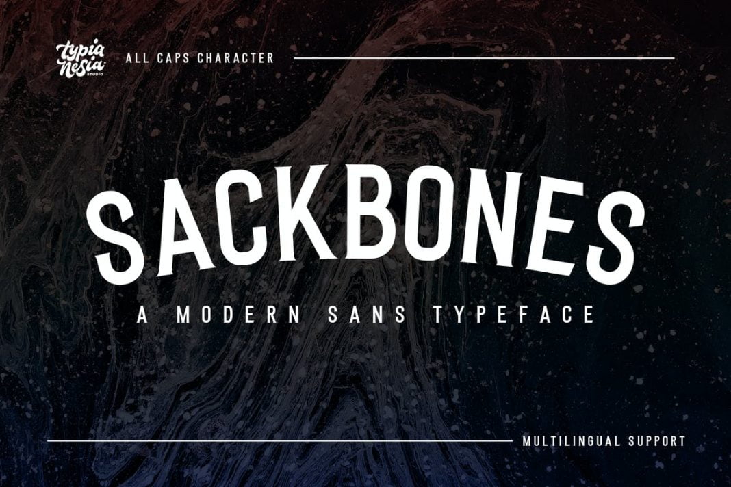 Sackbones Sport Font