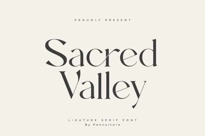 Sacred Valley Font