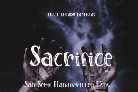 Sacrifice Font