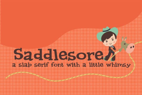 Saddlesore Font