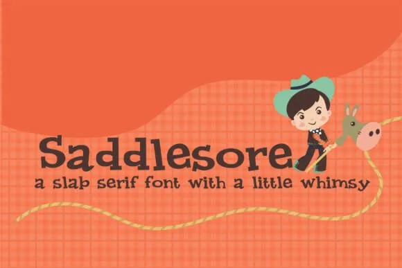 Saddlesore Font
