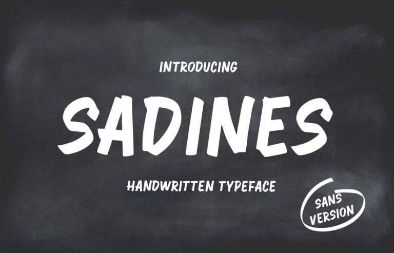 Sadines Sans Font Free Downlaod