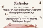 Sadtember Font