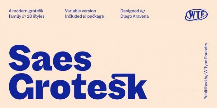 Saes Grotesk (c) Font