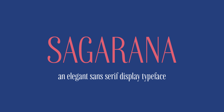 Sagarana Font Family – 3 Fonts