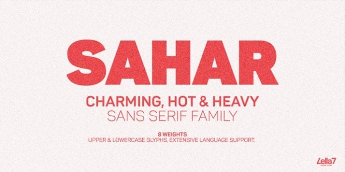 Sahar Sans Font