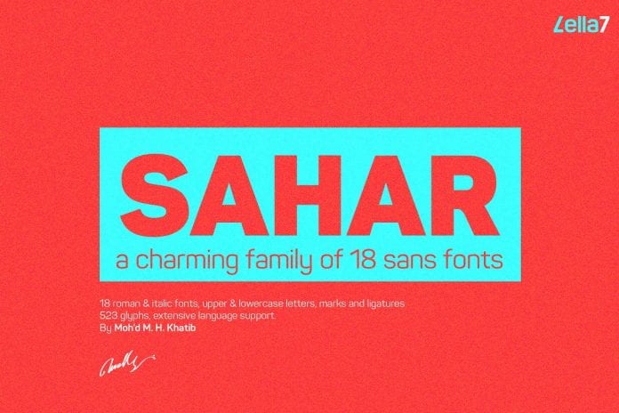 Sahar Sans Family Font