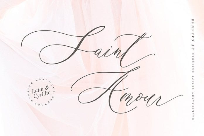 Saint Amour Script Font