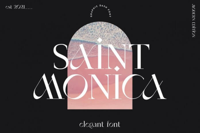 SaintMonica - Elegant Ligatures Font