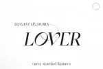 SaintMonica - Elegant Ligatures Font