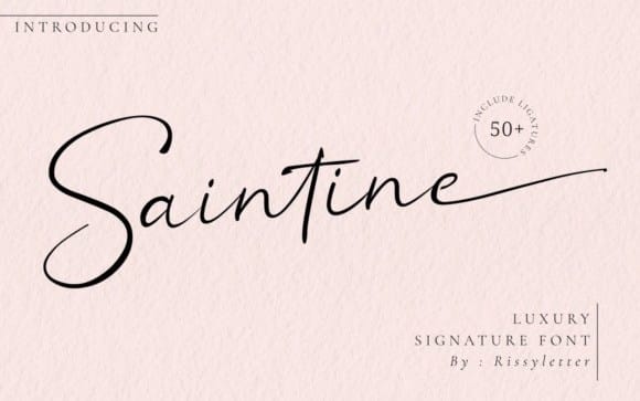 Saintine Font