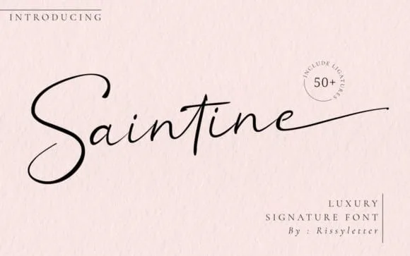 Saintine Font