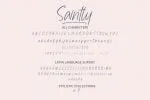 Saintley - handwritten Font