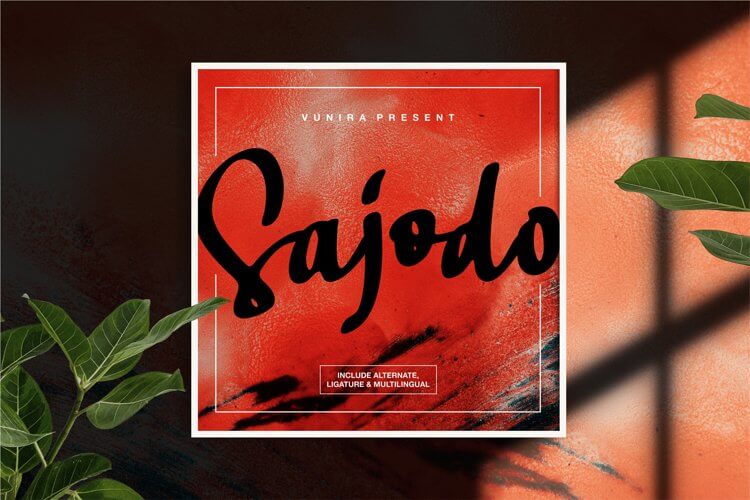 Sajodo Handlettering Script Font