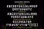 Sakhuro (Shakuro) - Brush Typeface Font