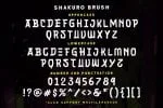 Sakhuro (Shakuro) - Brush Typeface Font
