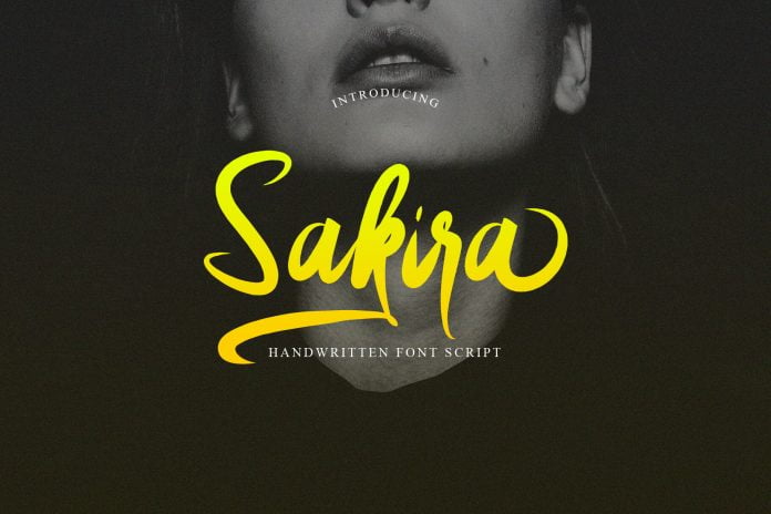 Sakira Script Font